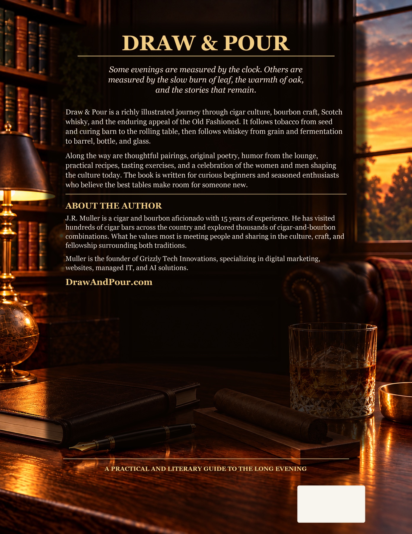 Back cover of Draw and Pour